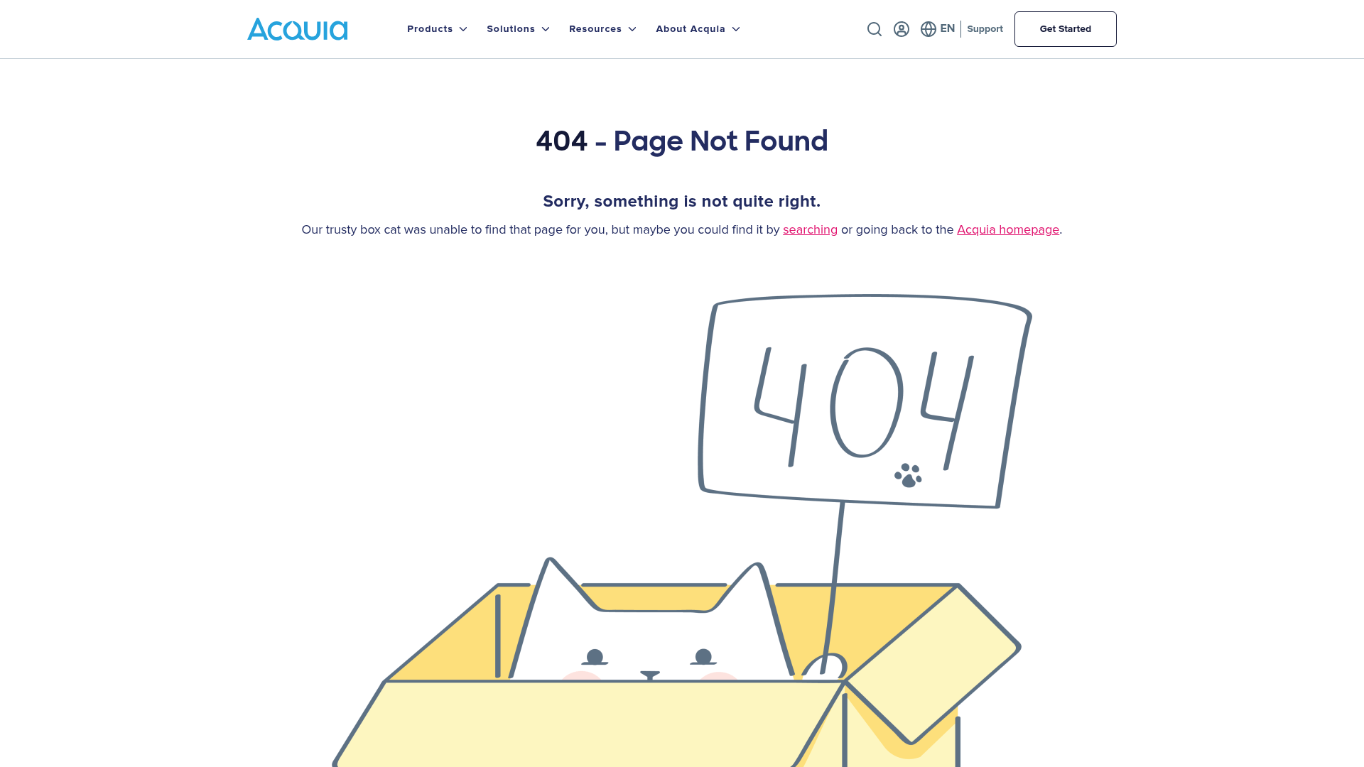 Acquia DAM homepage