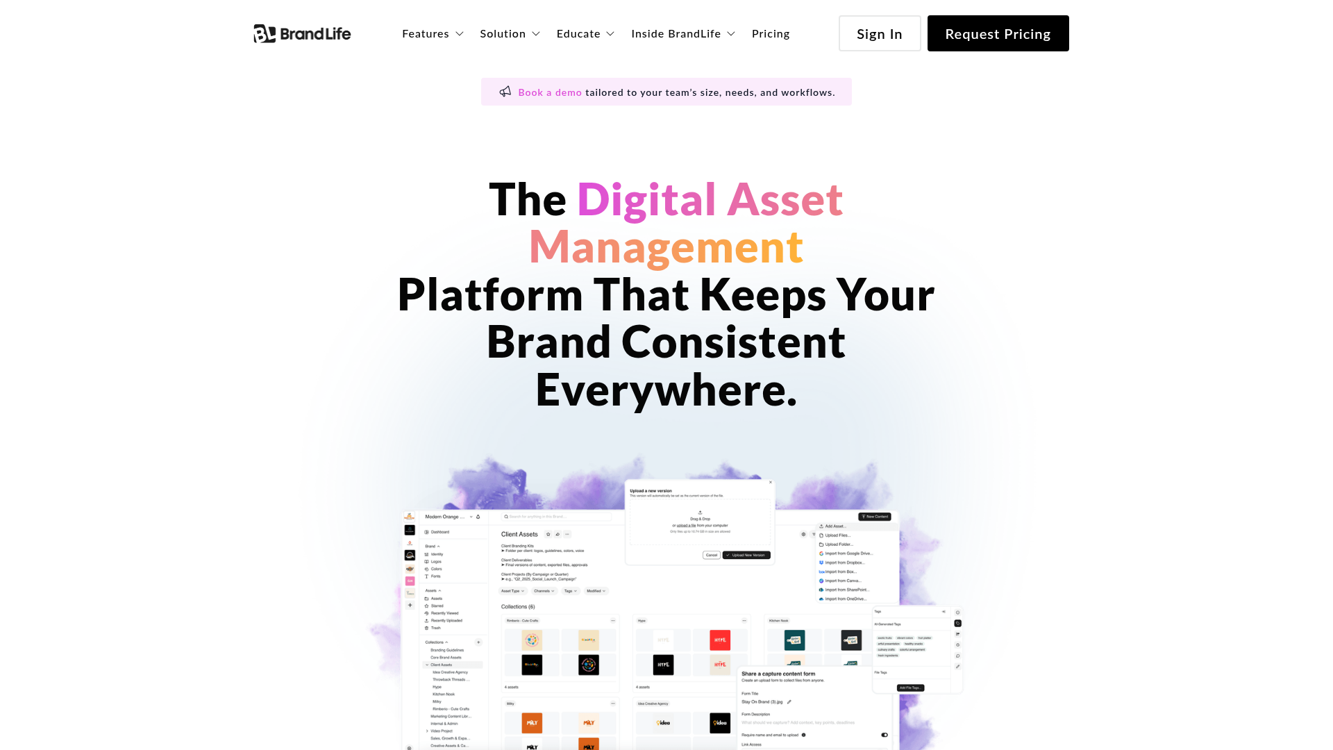 BrandLife homepage