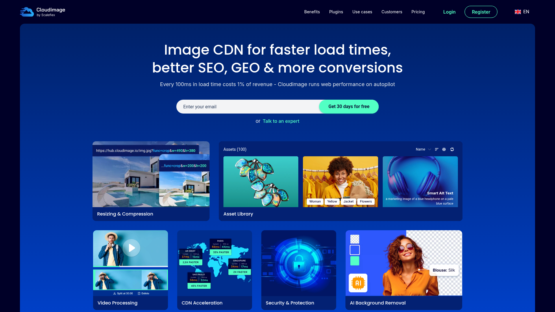 Cloudimage homepage