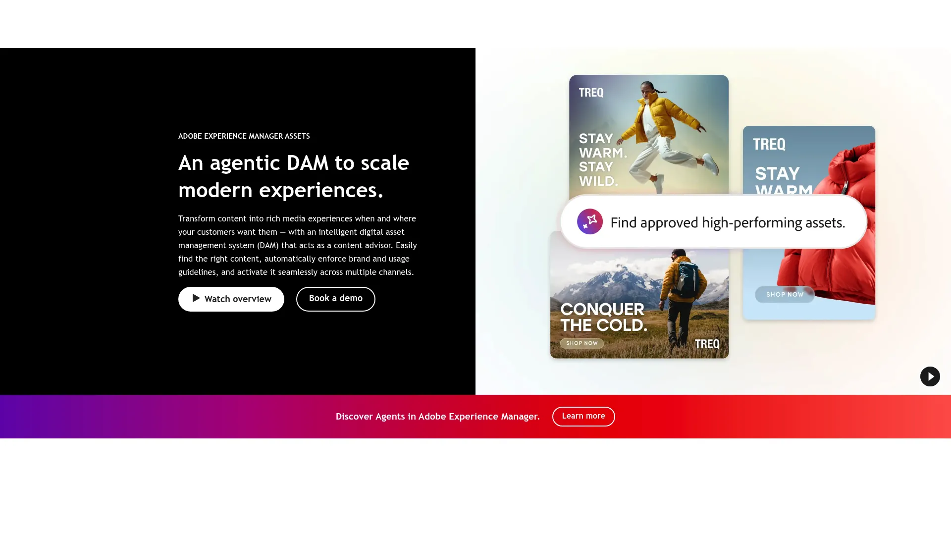 Adobe Experience Manager Assets product page