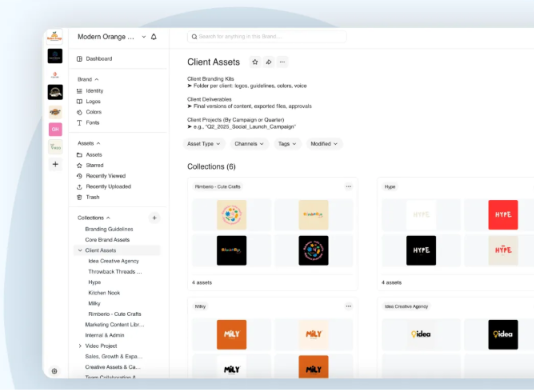 An image showing BrandLife’s AI search feature