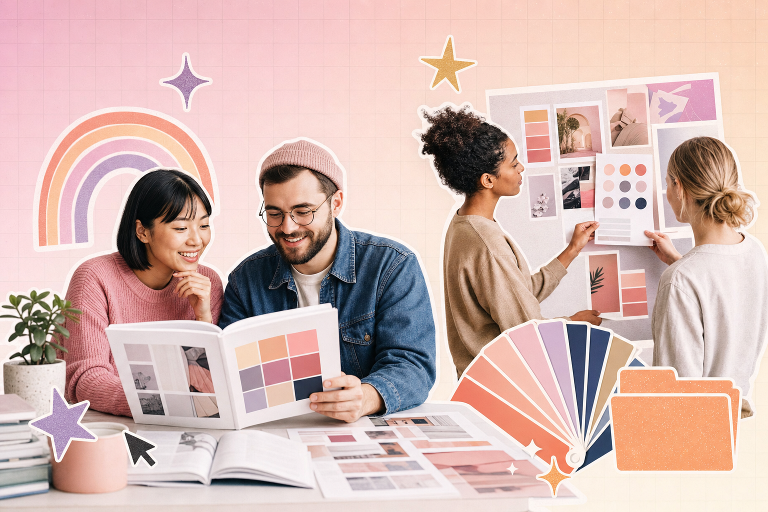 BrandLife-style blog banner for 8 Brand Guidelines Examples (2027)