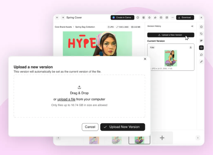 An image showing BrandLife’s webpage
