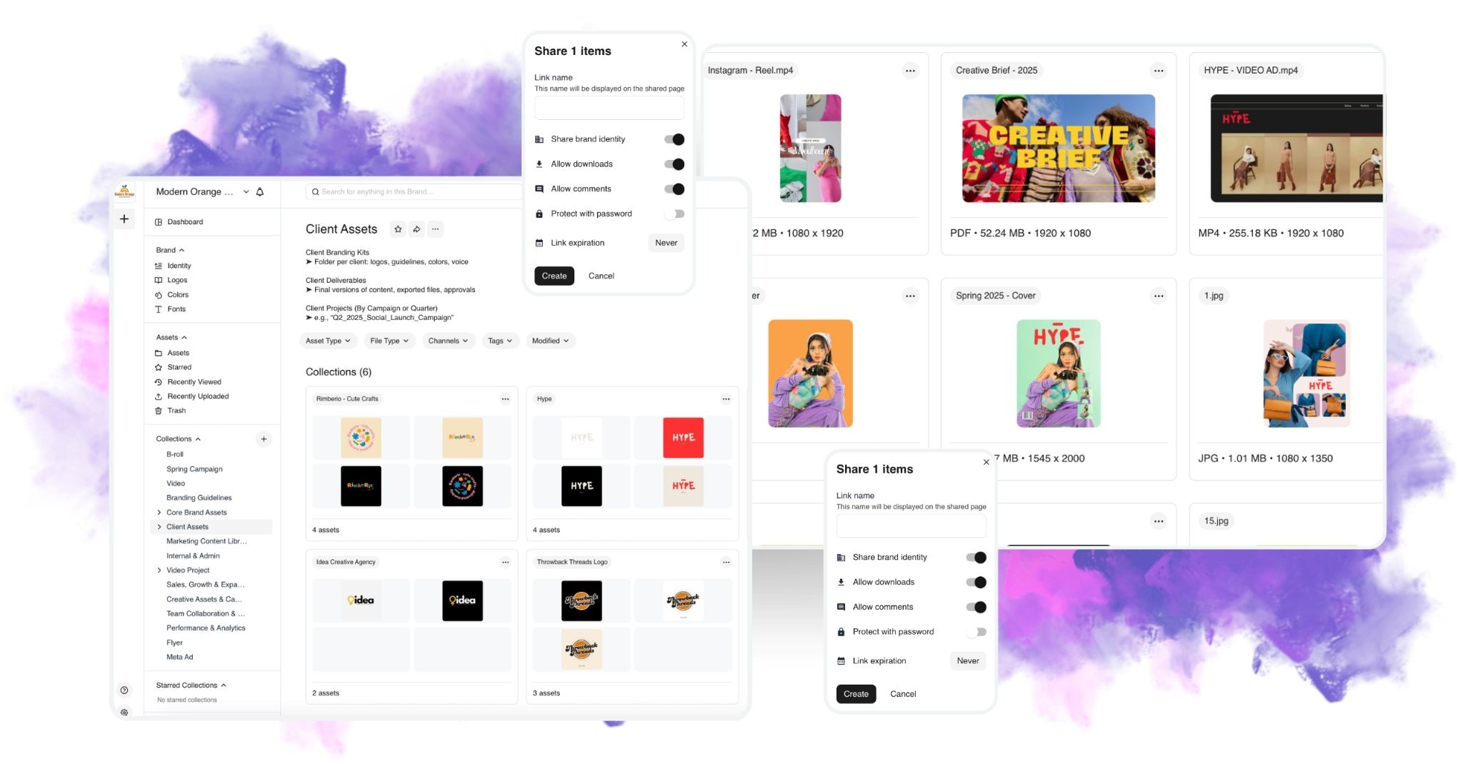 An image showing BrandLife’s collaboration feature