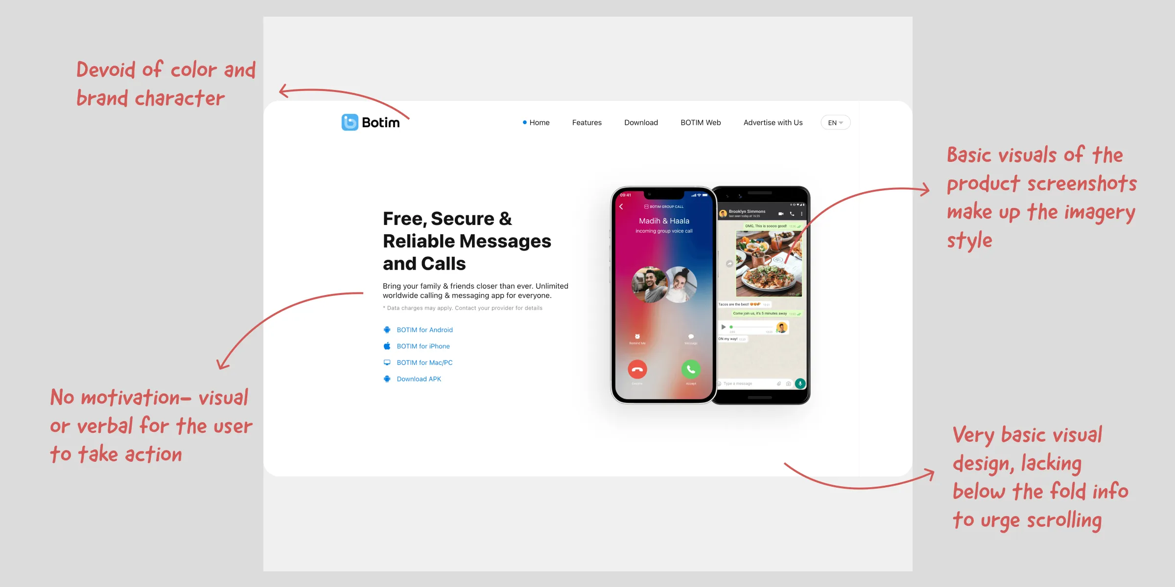 a screen shot of a cell phone and a website page