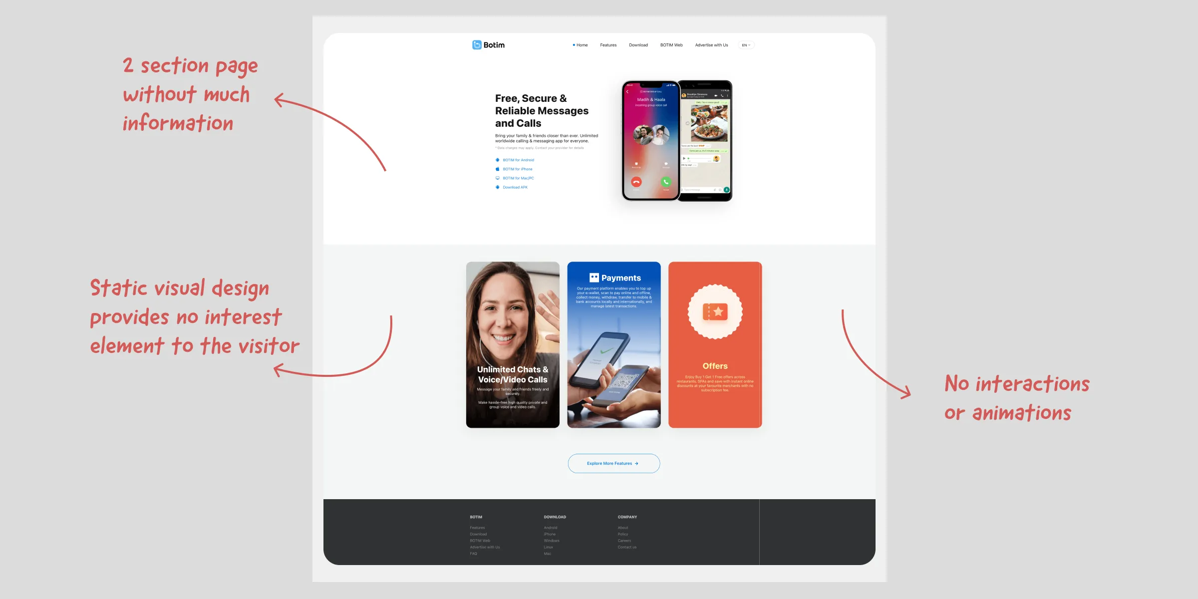 a screen shot of a web page with a phone and other items