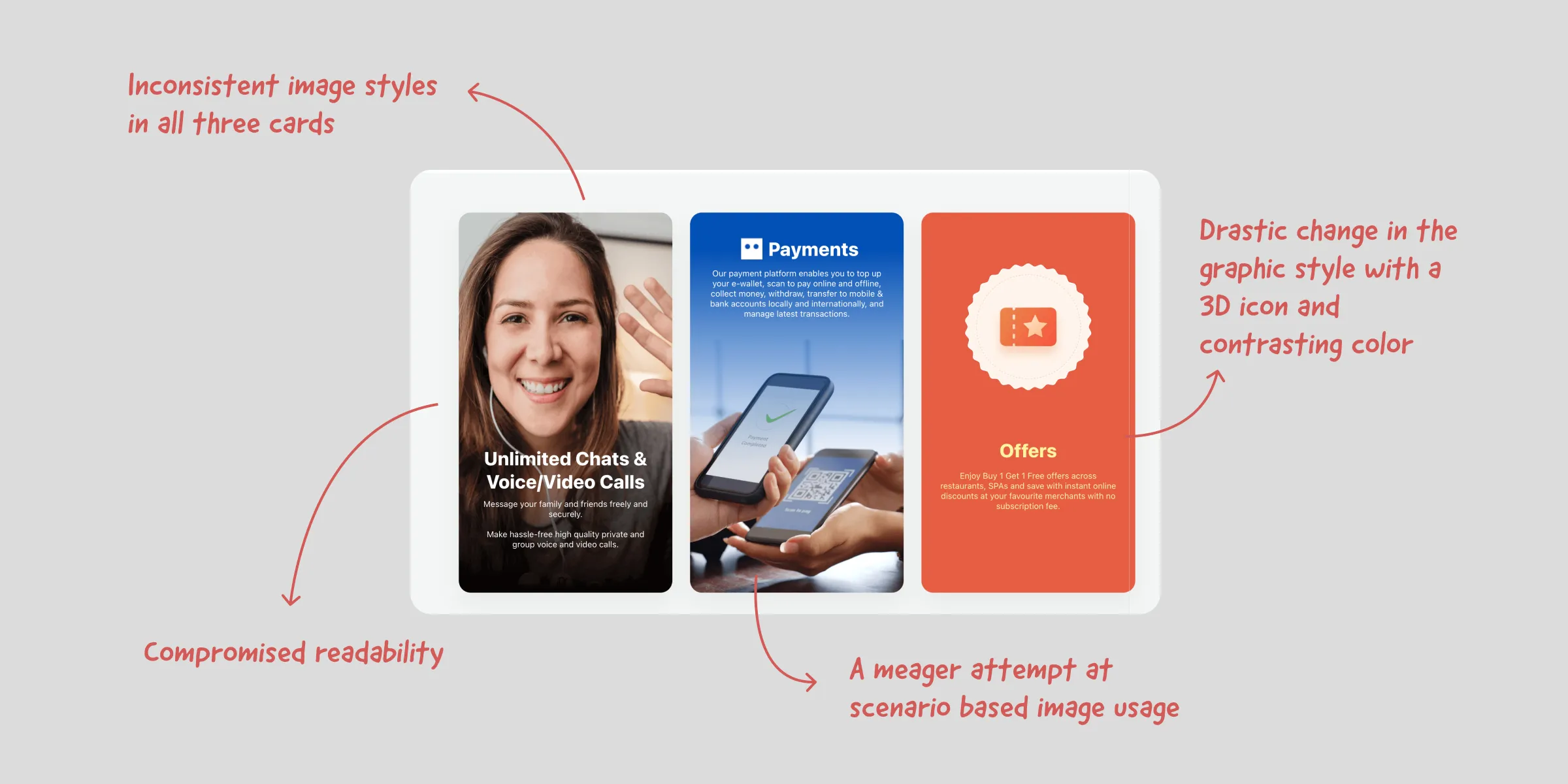 a brochure with a picture of a woman holding a cell phone
