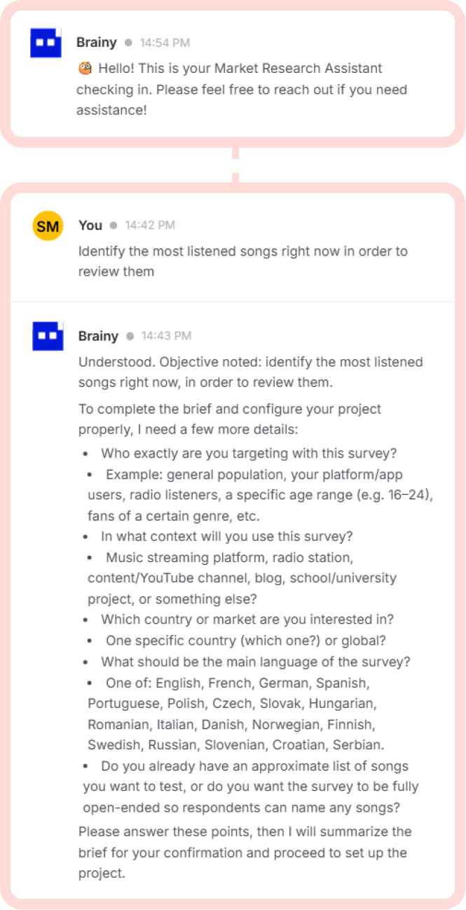 Build better surveys, faster with Brainactive