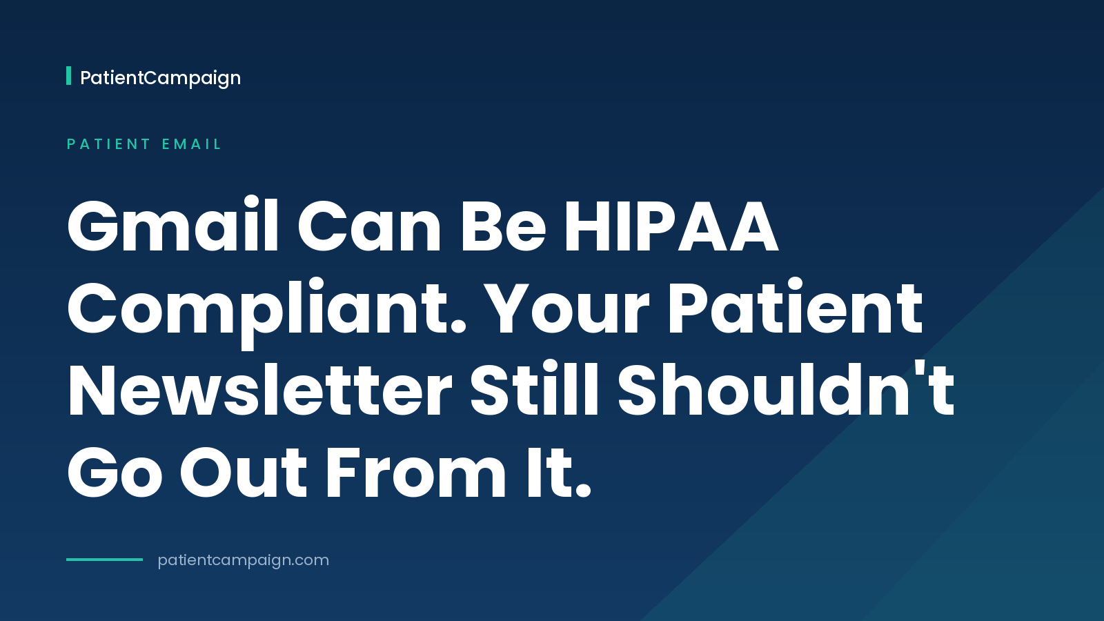 Gmail Can Be HIPAA Compliant
