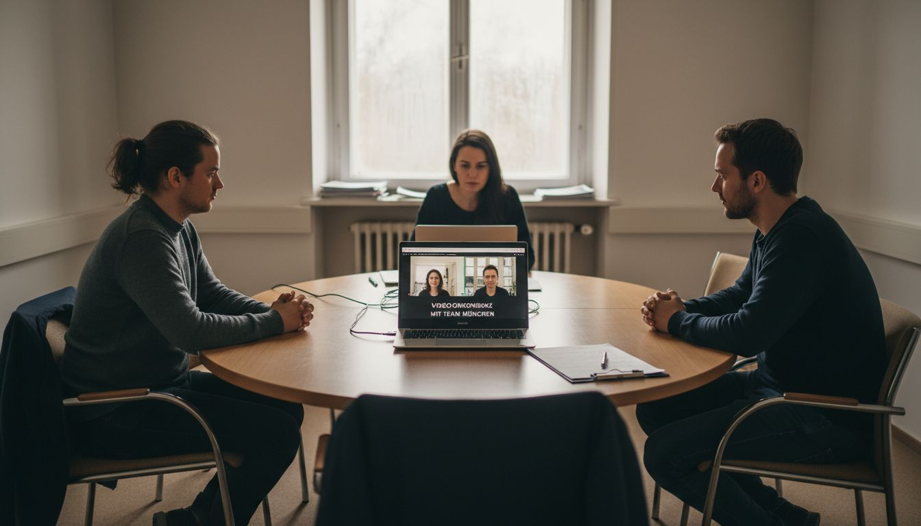 Das HR-Team tauscht sich in einer Besprechung über moderne, digitale Wege der Mitarbeitergewinnung aus.