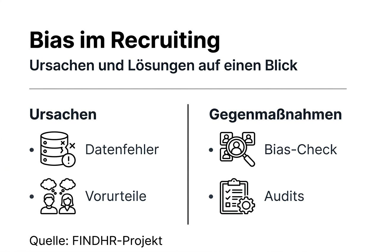 Grafik: Vorurteile im Recruiting und Wege, ihnen entgegenzuwirken