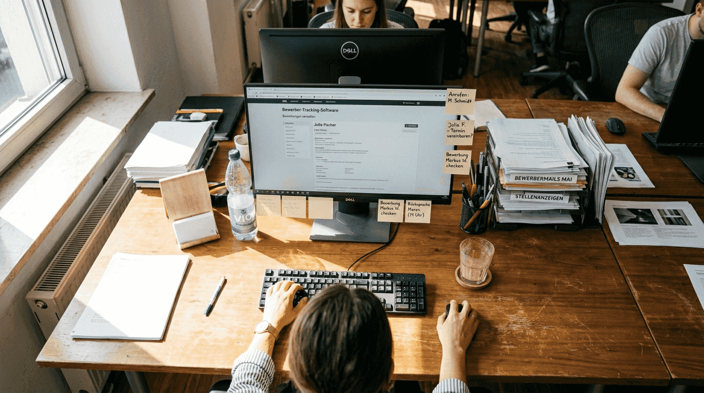 Personalvermittler setzen zur Verwaltung von Bewerbungen spezielle Softwarelösungen ein.