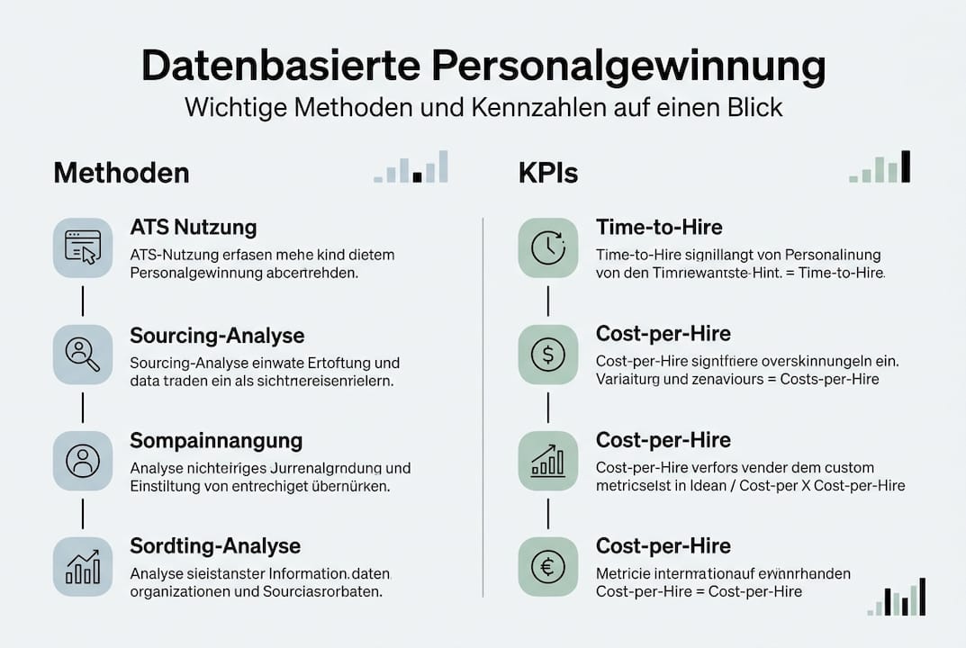 Infografik: Erfolgreiche Strategien und Kennzahlen für die Mitarbeitergewinnung