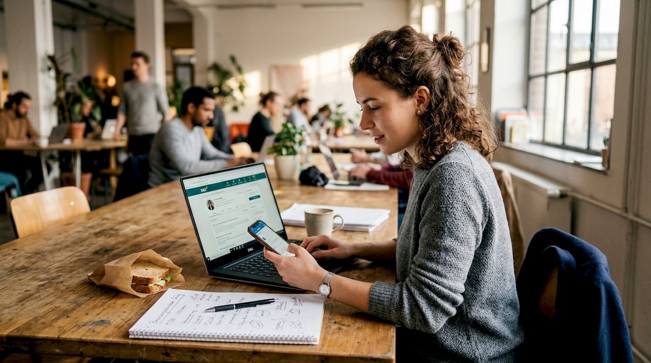 Souveränes Wechseln zwischen verschiedenen Karrierenetzwerken