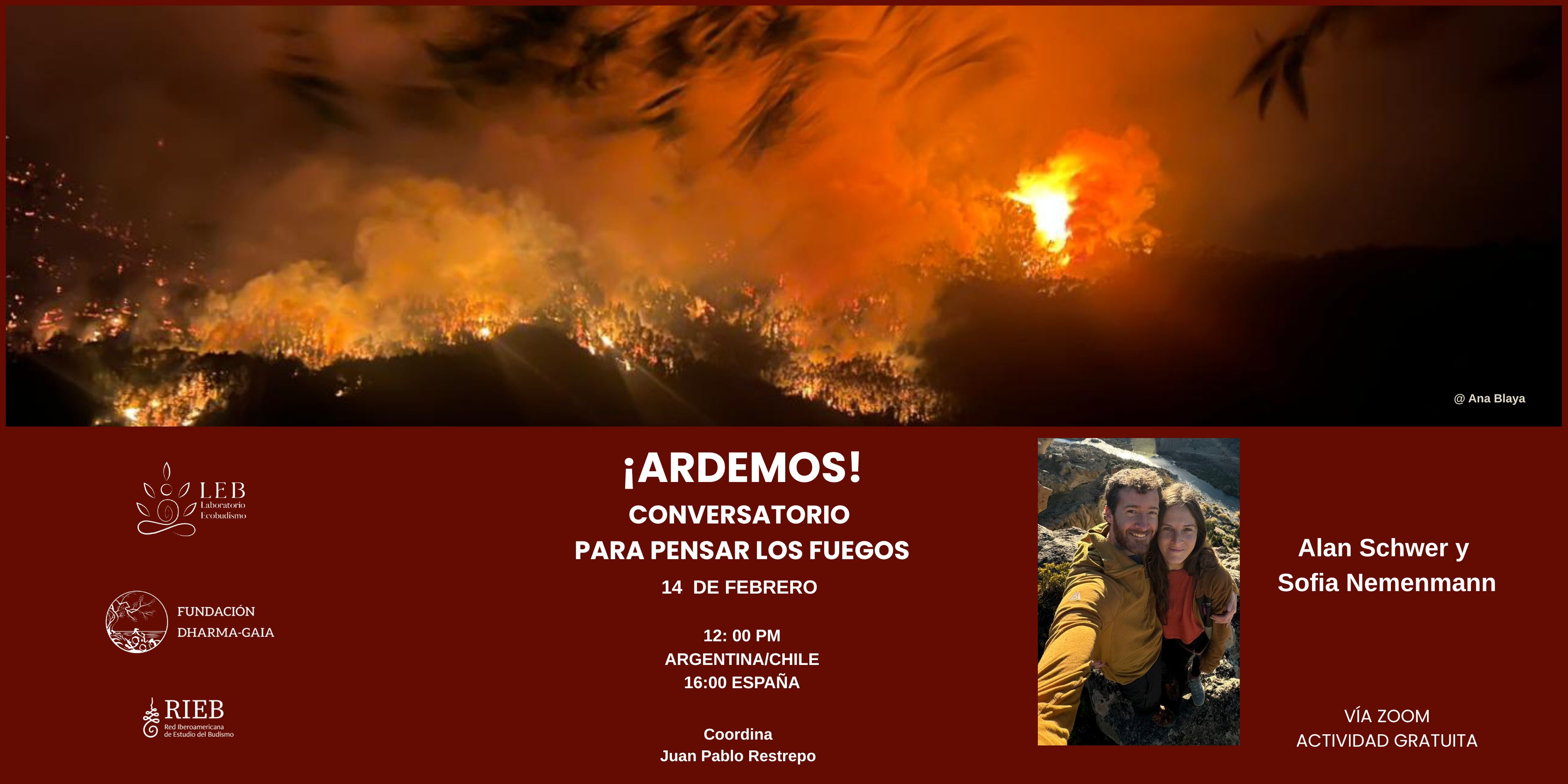 Conversatorio LEB: ¡Ardemos! Conversatorio para pensar los fuegos