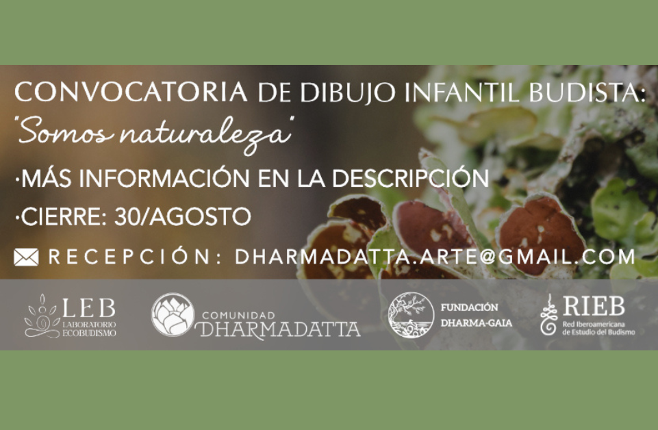 Convocatoria de Dibujo Infantil Budista SOMOS NATURALEZA