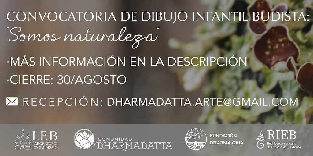 Convocatoria de Dibujo Infantil Budista SOMOS NATURALEZA