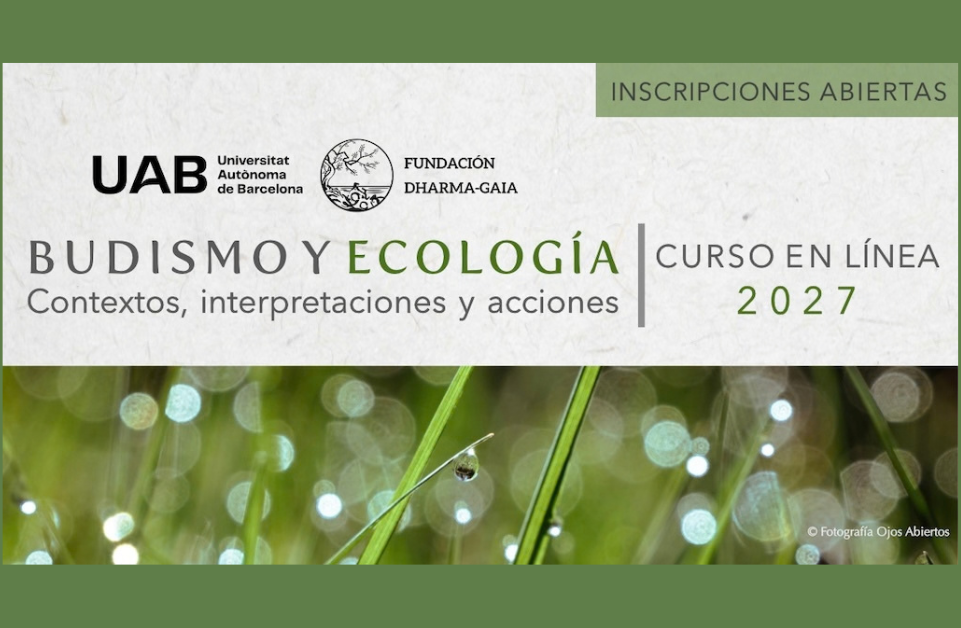 CURSO BUDISMO Y ECOLOGÍA: CONTEXTOS, INTERPRETACIONES Y ACCIONES