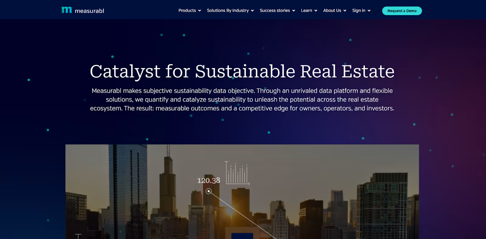 Measurabl homepage