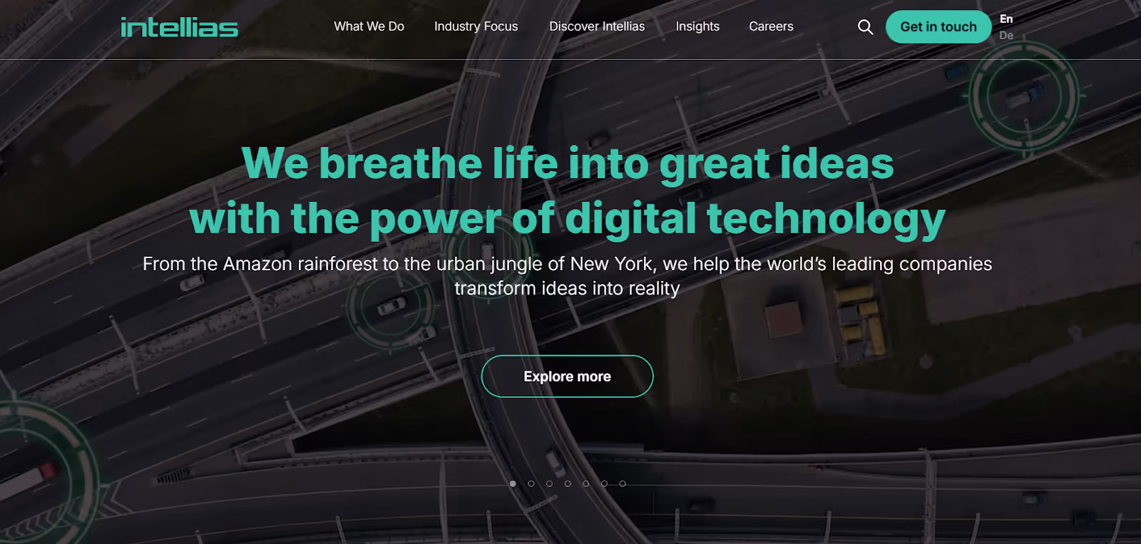 Intellias homepage