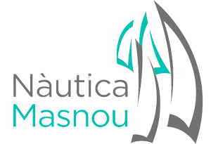 Logo of Nautica Masnou, nautical company