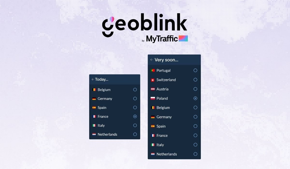 New countries added to Geoblink by MyTraffic