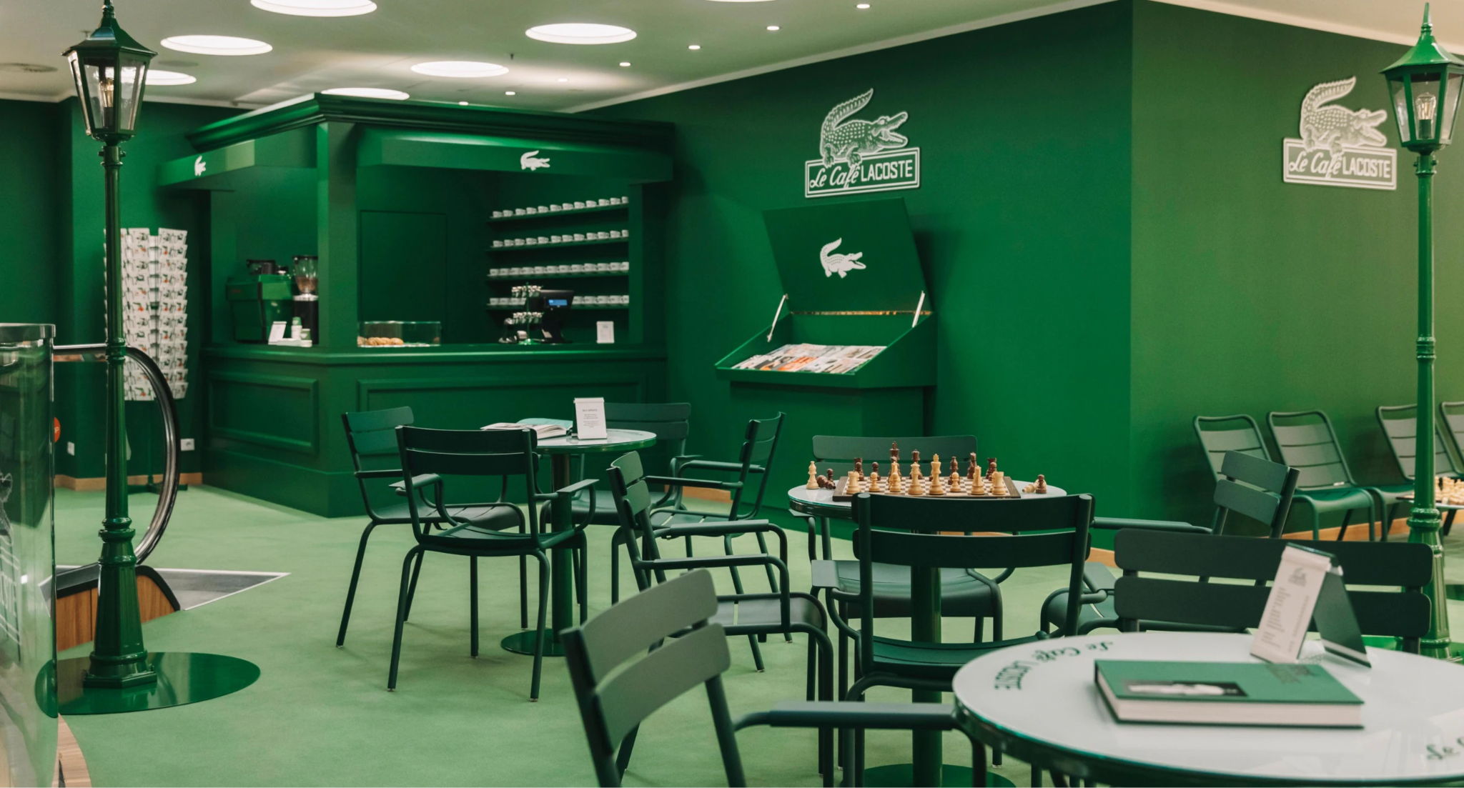 Inside of the Lacoste Café | MyTraffic