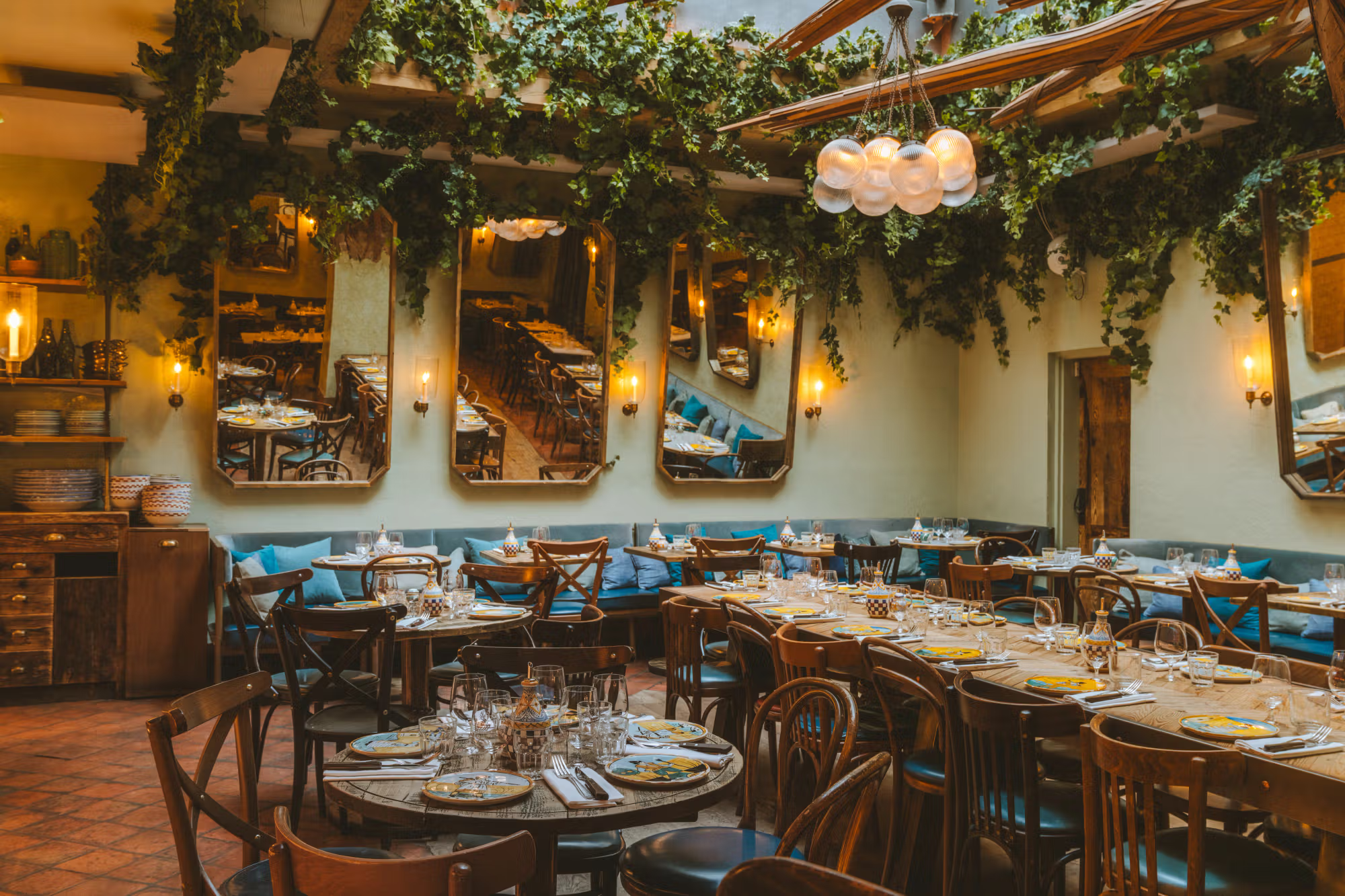 Inside of one of Big Mamma's restaurants | MyTraffic Analysis