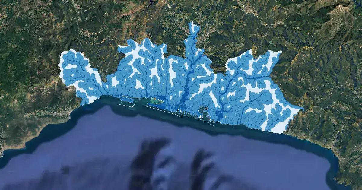 Latitudo 40's flooding risk assessment layer