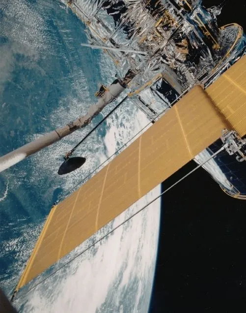 A satellite over earth