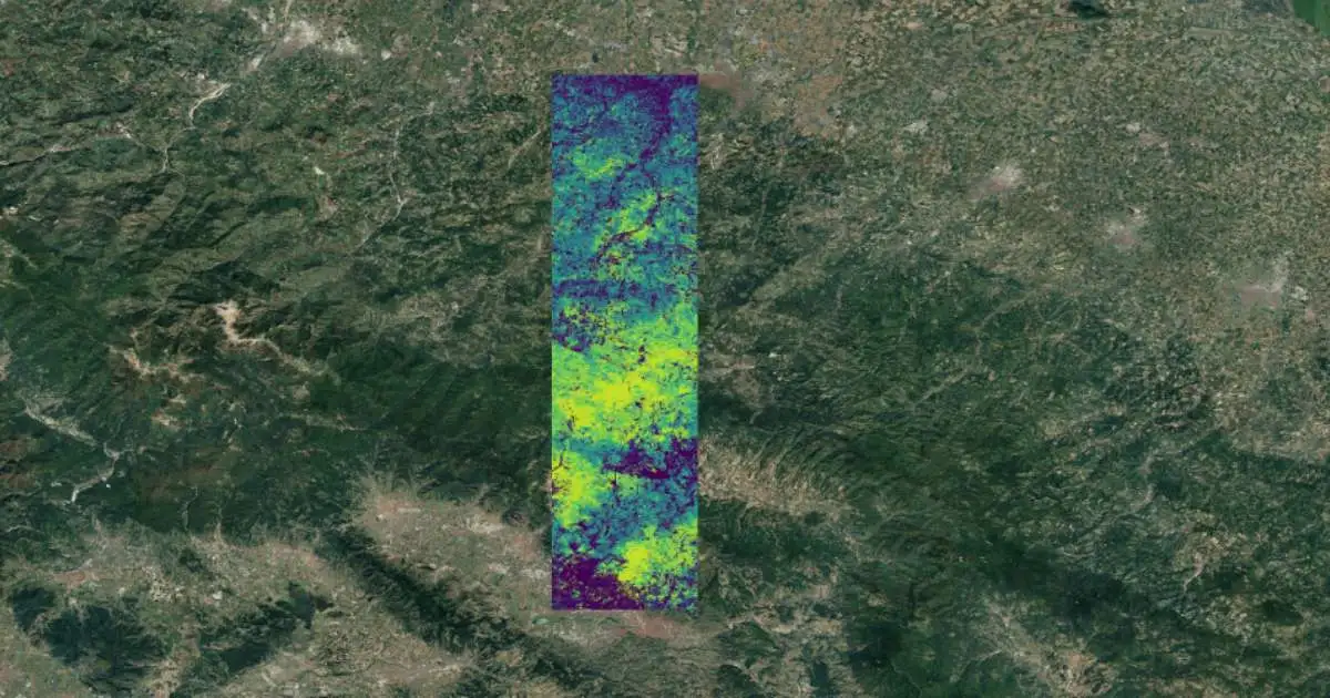 Latitudo 40's carbon storage satellite layer