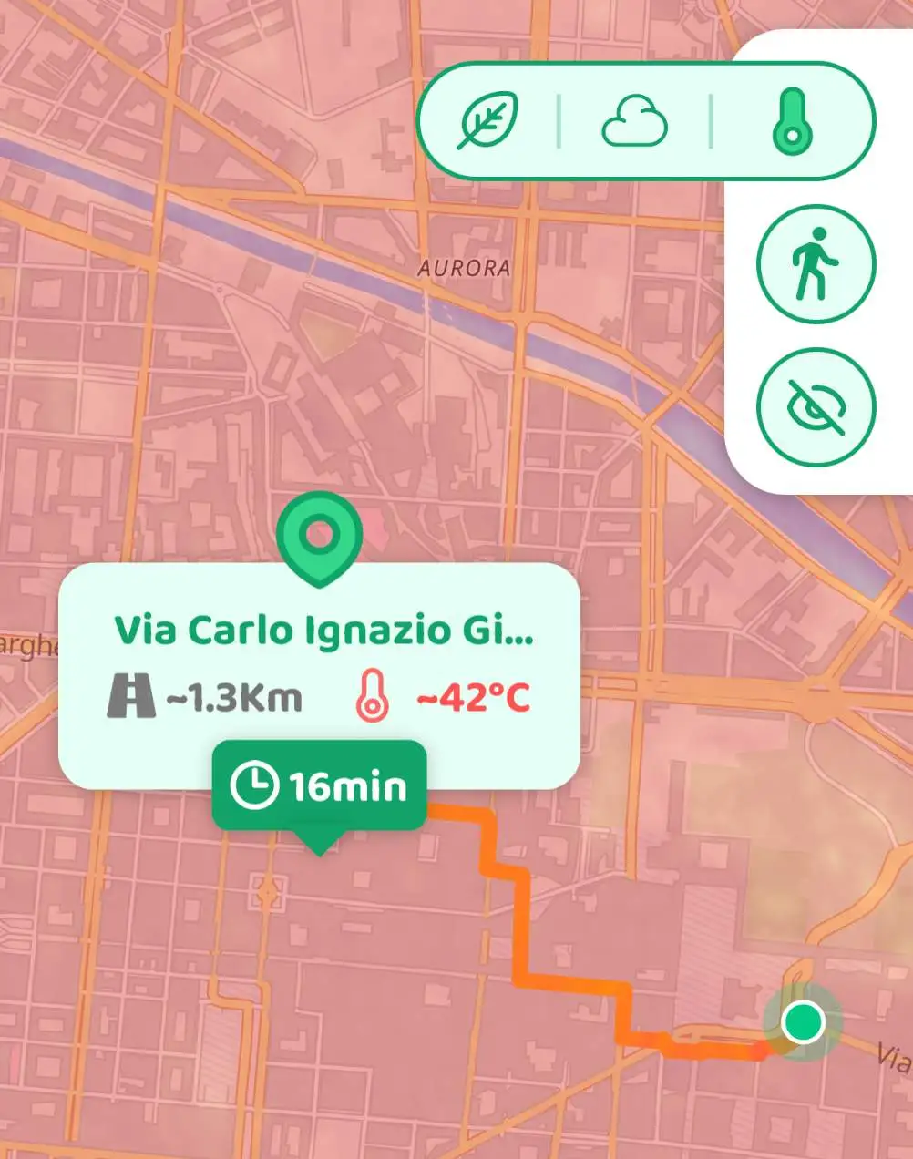 Urban Green Navigator Screenshot