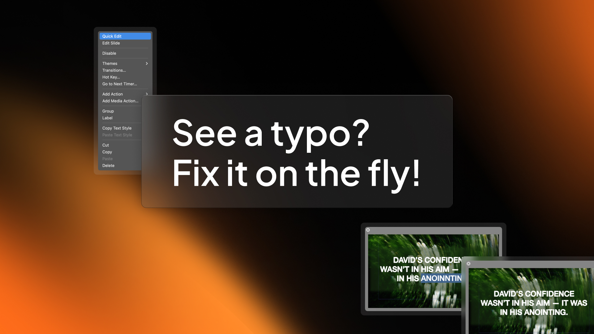 See a typo? Fix it on the fly.