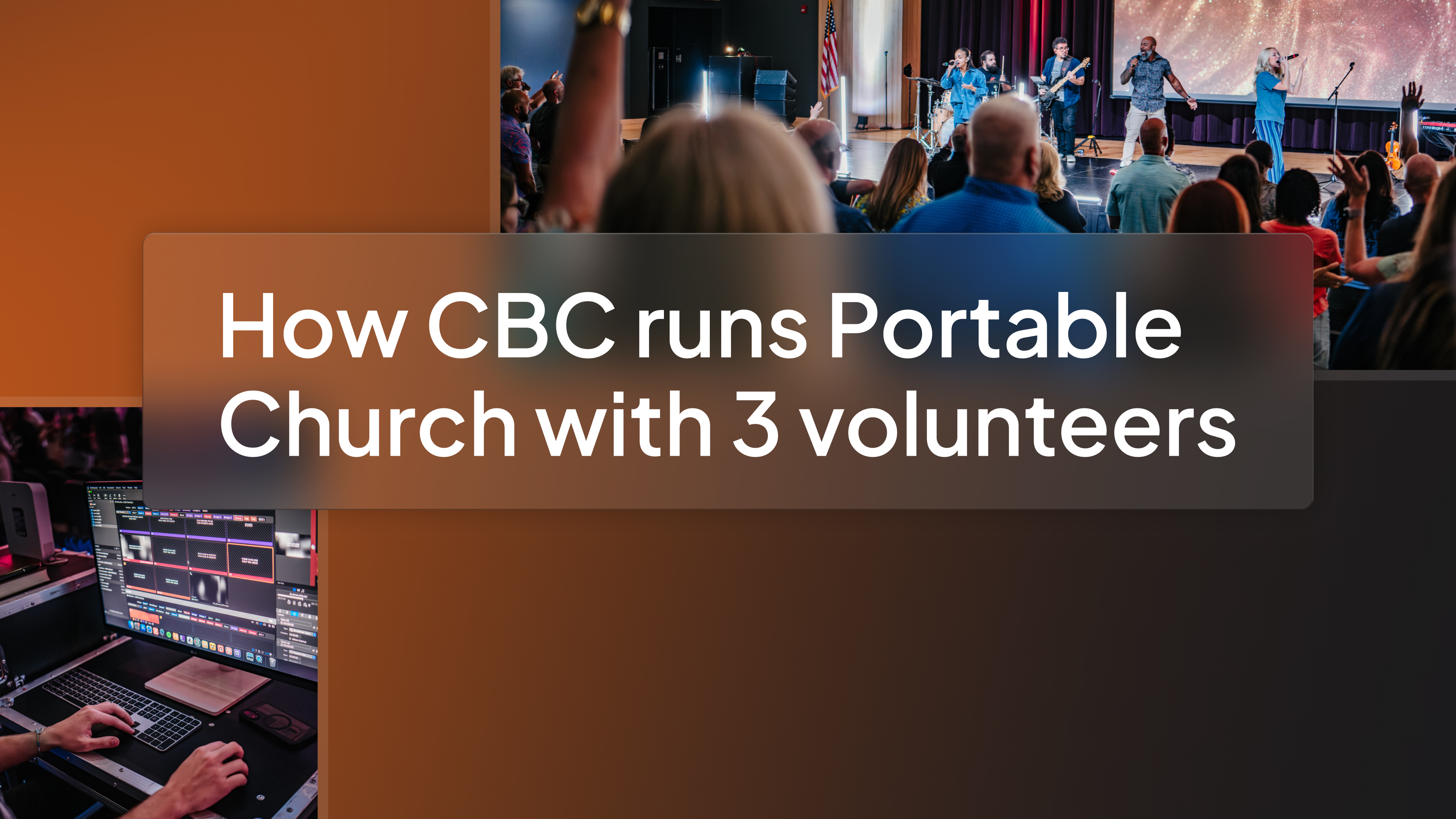 How they do it: Inside a portable church that runs on just three people.
