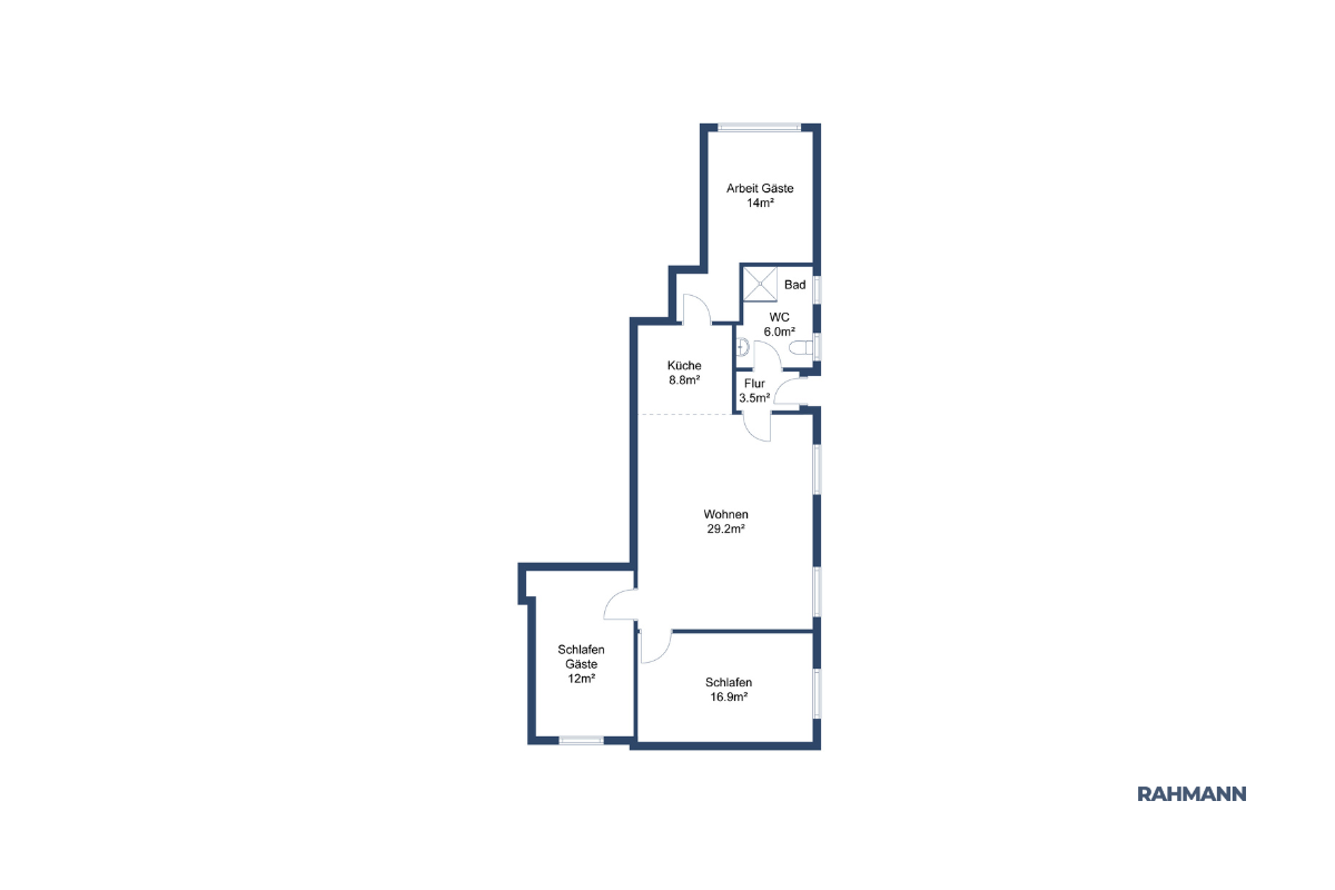 RAHMANN-Ebenerdig-Grundriss