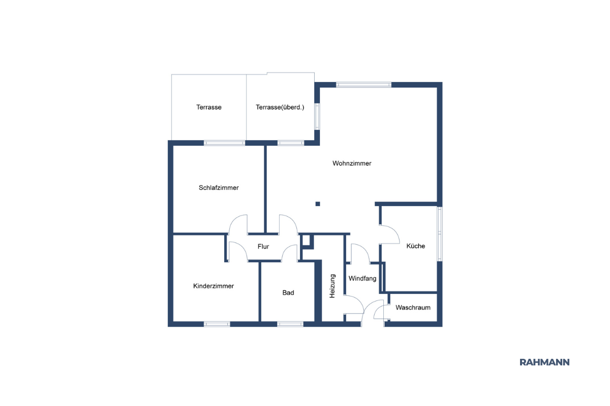 RAHMANN- Auf einer Ebene-Grundriss