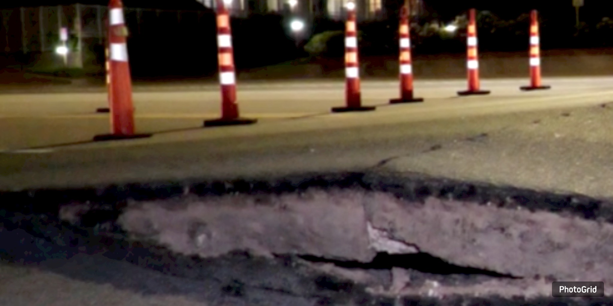  Extreme Heat Buckles Galveston Road as Houston Drivers Battle Daily Potholes