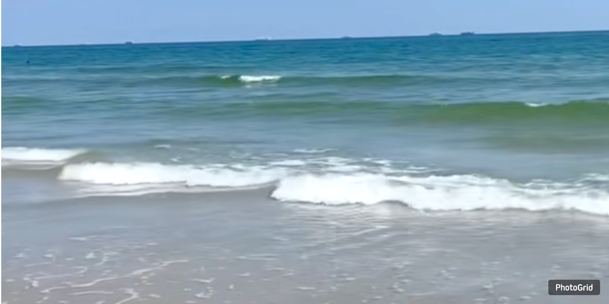 Rare Clear Waters Dazzle Galveston Beachgoers