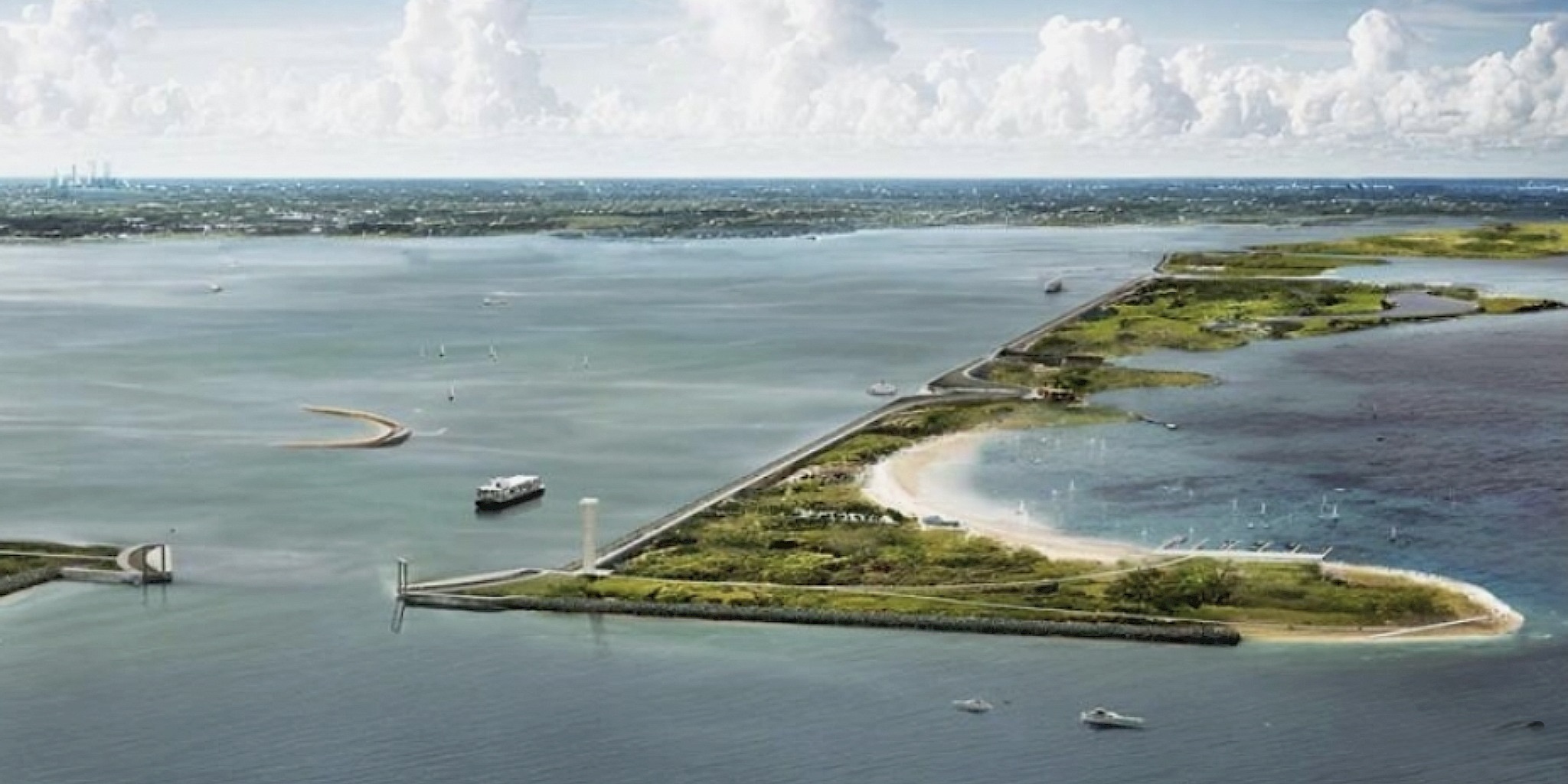 Researchers Propose $7B Galveston Bay Park to Shield Houston Ship Channel From Storms