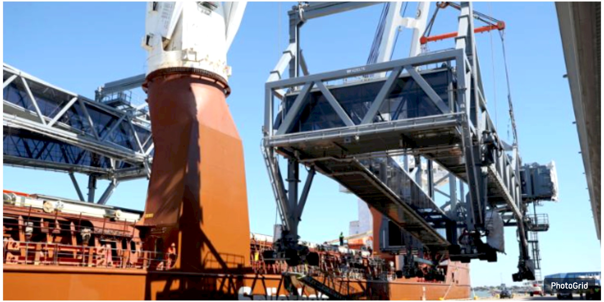 Galveston Offloads Massive Passenger Bridges Ahead of New $156 Million Cruise Terminal Opening