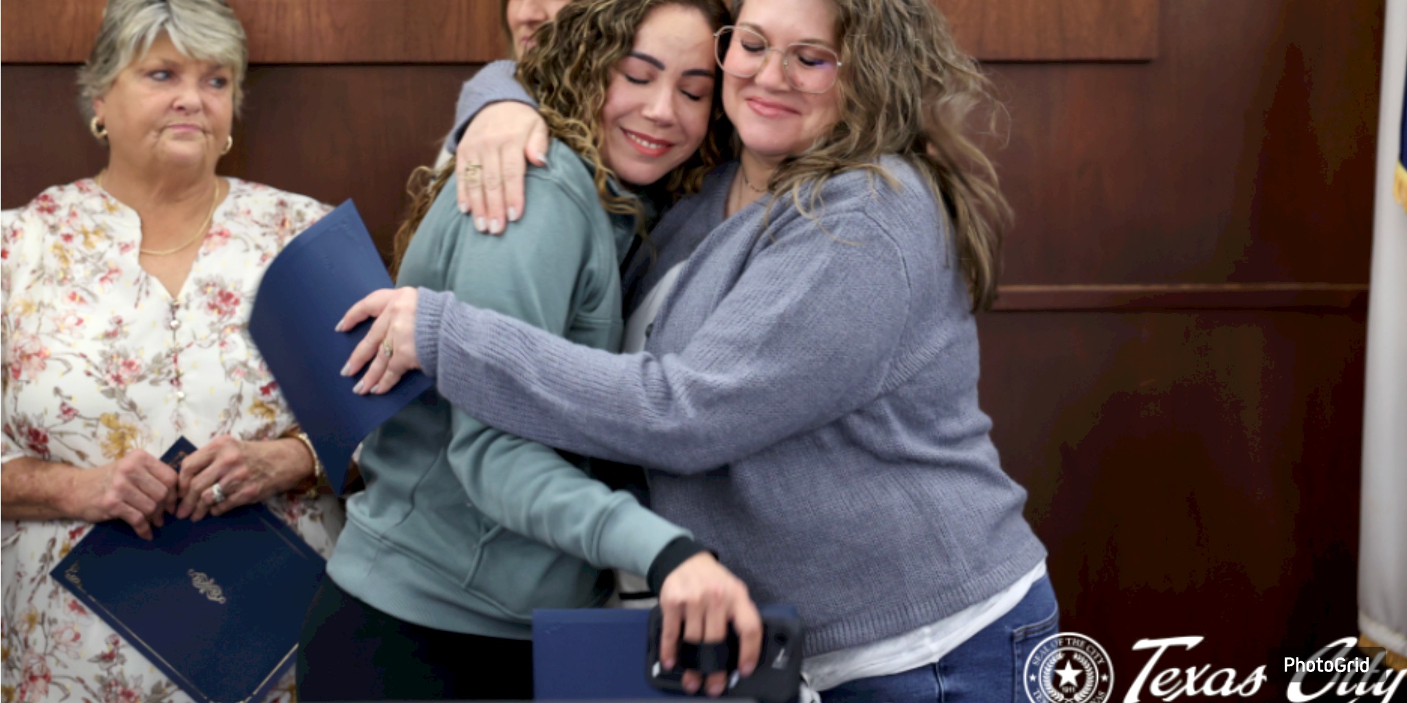 Texas City Honors Five Women Who Helped Save Motorcyclist After I-45 Crash