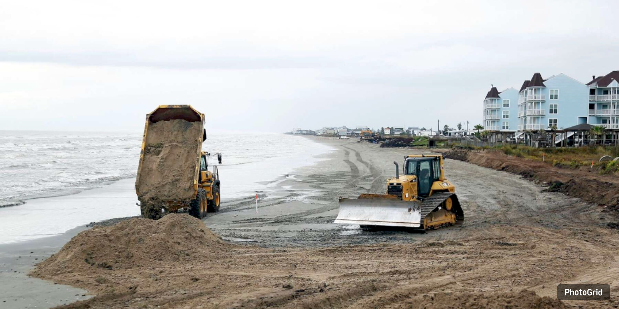 West Galveston Beach Gets Major Sand Boost