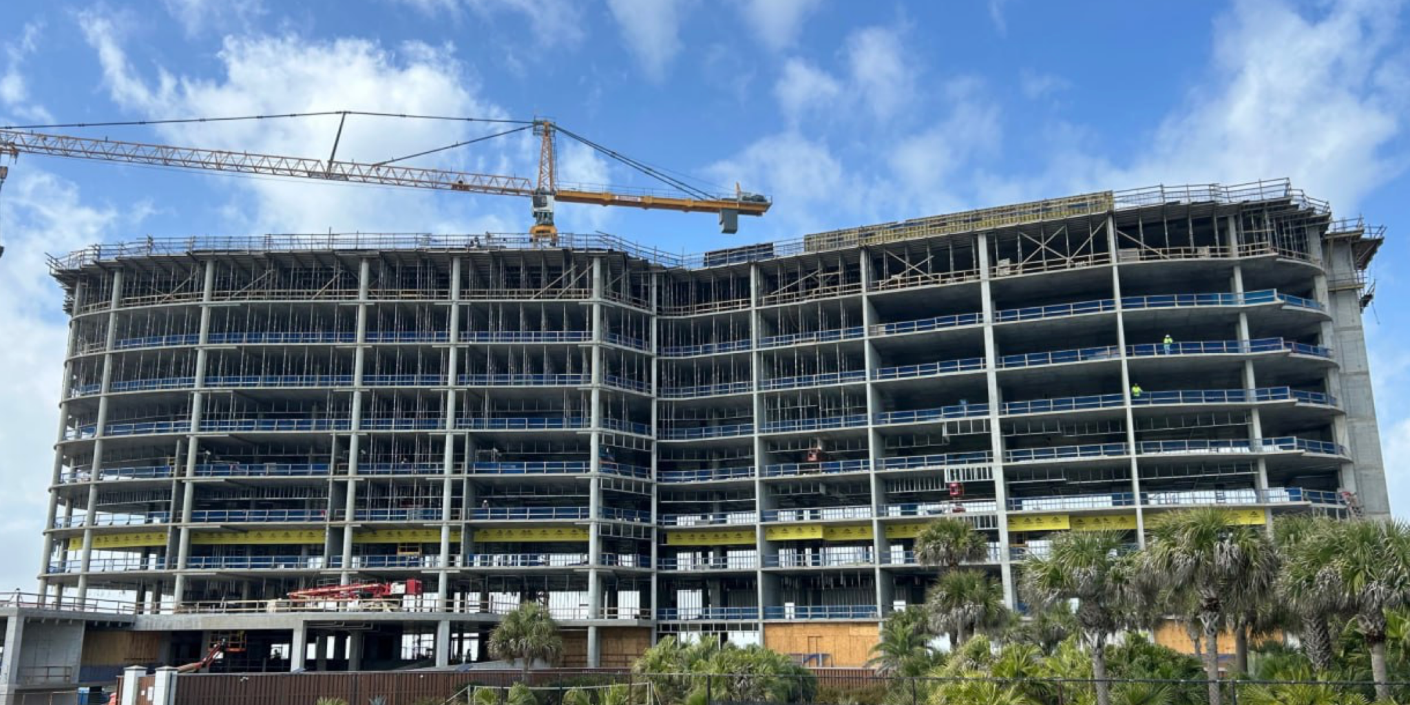Beachfront Tiara Condominium Reaches Topping-Out Milestone on Galveston Seawall