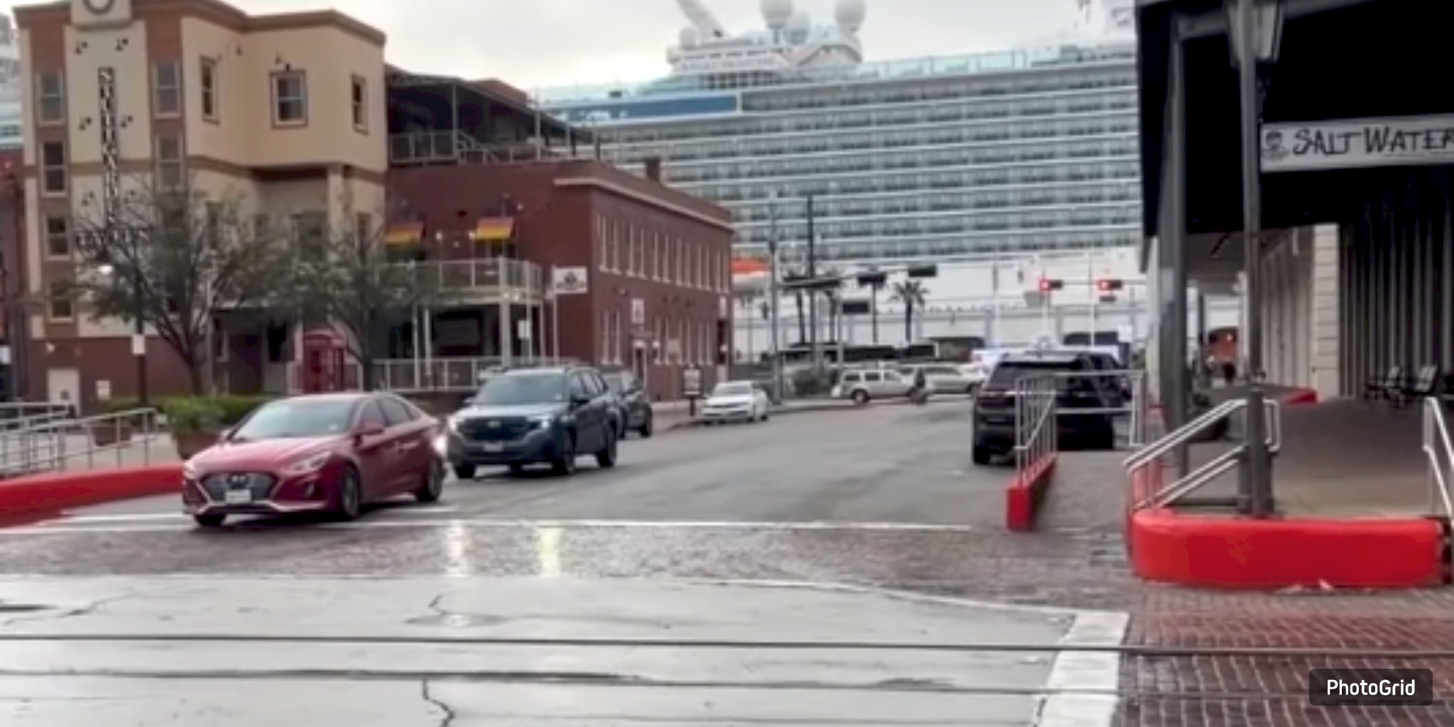 Stormy Weather Slows Early Spring Break Crowds on Galveston Island