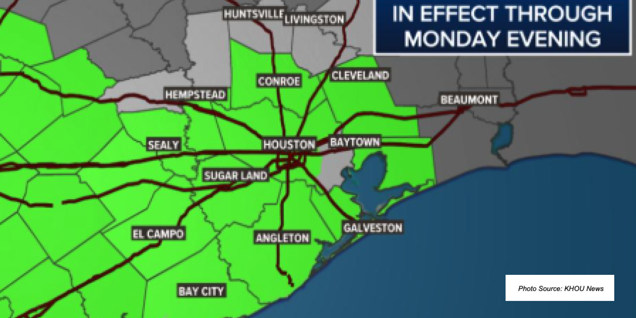 Flood Watch issued for Galveston County residents
