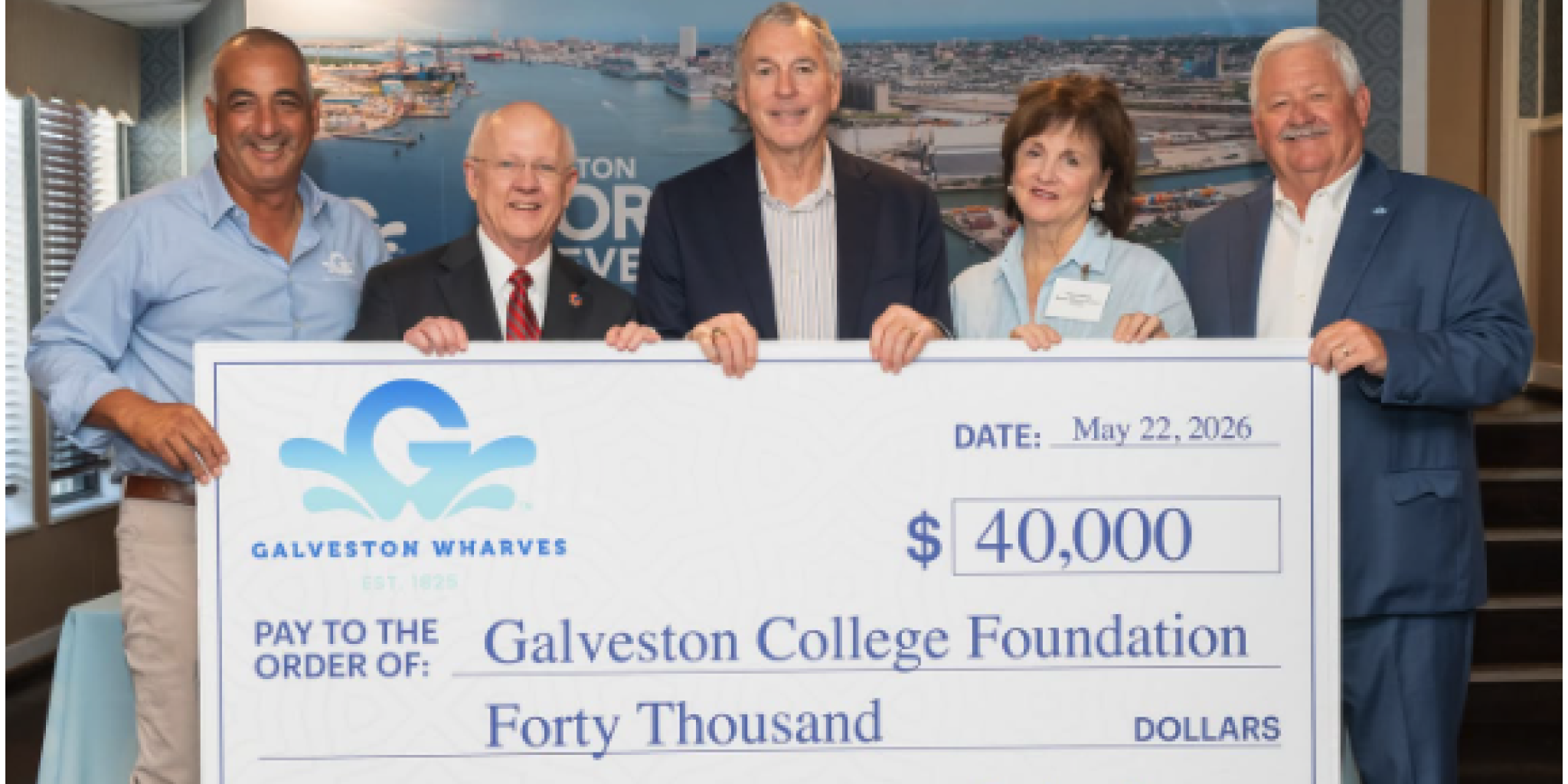 Galveston Wharves Creates Endowment for Island Education