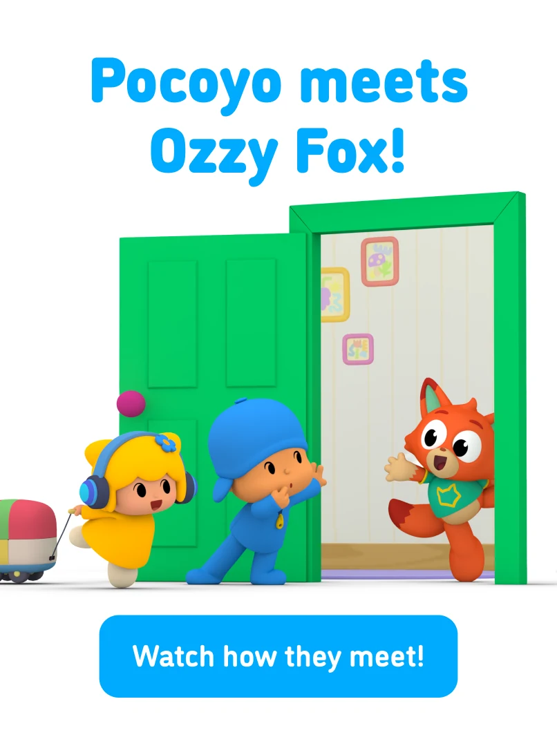 Pocoyo meets Ozzy Fox