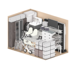 Maquette 3D du box standard L