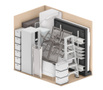 Maquette 3D du box M