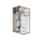 Maquette 3D du box XS